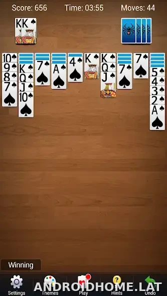Пасьянс Паук скриншот 5